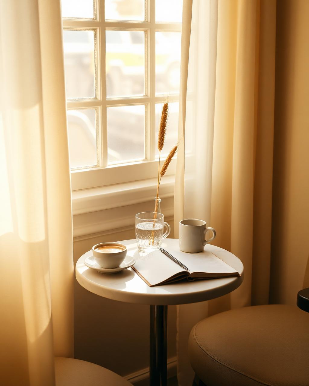 Small table by the window